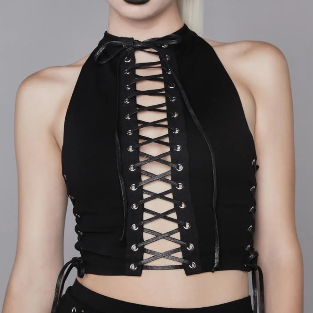 Glitch In The Matrix Crop Top
